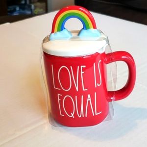 Love Is Equal mug & matching lid